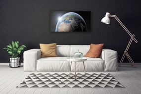 Obraz Canvas Planéta zem vesmír 120x60 cm