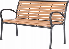 Garden Line ZÁHRADNÁ LAVICA 125 x 60 x 80 CM HNEDÁ *0865