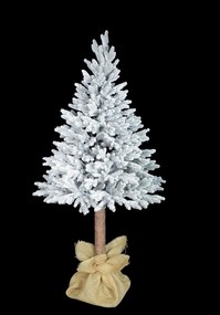 Dekorstudio Umelý Vianočný stromček na pni 3D Smrek zasnežený 220cm