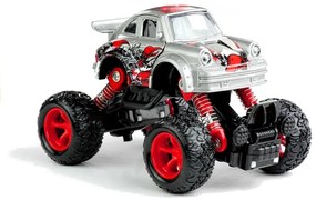 LEAN TOYS Monster Truck s tlmičmi nárazov - sivý