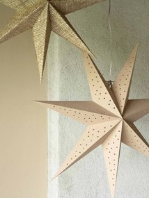 Watt & Veke Závesná svietiaca hviezda Stella Beige 60 cm