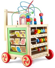 Multifunkčná drevená pomôcka na chodenie