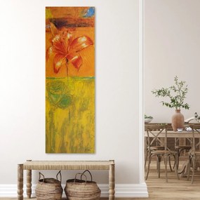 Obraz na plátně Akrylová květina Lily - 30x90 cm
