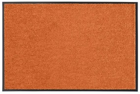 Oranžová rohožka Hansa Home Wash &amp; Clean, 39 x 58 cm