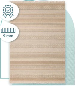 Koberec Agnella Noble Oni strapce - svetlobéžový