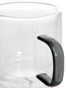 Sada dvoch hrnčekov CEMBRA RETRO priesvitné 888125 320 ml (2 ks)