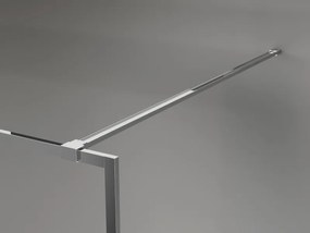 Mexen, Mexen Kioto-XF sprchová stena s rámom 60 x 202 cm, grafit 10 mm, chróm - 800-060-104-01-40-X