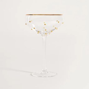 Pohár na stopke PEDRA s bodkami 763298 260 ml