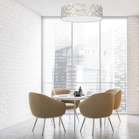 Stropné svietidlo ZIGGY 3xE27/60W/230V biela/zlatá