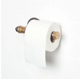 Asir Držiak toaletného papiera BORURAF 8x22 cm čierna/zlatá AS1409