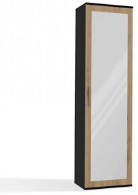 Predsieňová skriňa DUO dub artisan/antracit