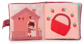 Lilliputiens - Červená Čiapočka - textilná knižka s hryzadielkom