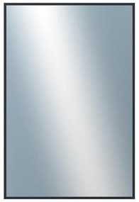 DANTIK - Zrkadlo v rámu, rozmer s rámom 40x60 cm z lišty Hliník čierna (7001021)