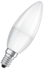 OSRAM LED žiarovka VALUE, E14, sviečka, 5,5W, 470lm, 4000K, neutrálna biela