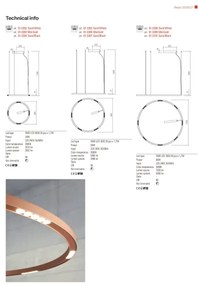 Redo 01-2207 - LED Luster na lanku UNION LED/50W/230V 3000K pr. 90 cm čierna