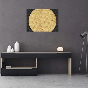 Obraz - Zlatá štruktúra N⁰2 (70x50 cm)