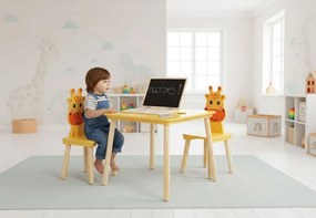 Stôl stôl +2 stoličky detský nábytok set žirafa