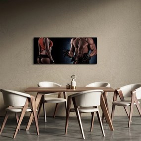 Obraz - Fitness (120x50 cm)