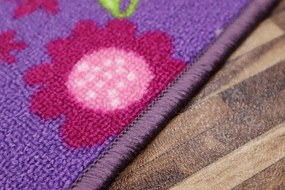 Vopi koberce Detský kusový koberec Motýlik 5291 fialový - 200x200 cm