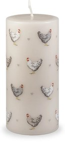 Béžová veľkonočná sviečka Unipar Cute Hens, doba horenia 73 h