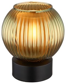 Globo 15638TG - Stolná lampa ZUMBA 1xE27/25W/230V pr. 15 cm zelená