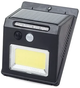 Verk 01392 Solární venkovní LED COB osvětlení s pohybovým senzorem