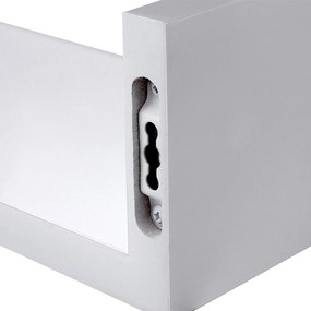 Sada 3 nástěnných polic Amora bílá