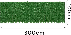 Umelý živý plot – zelené súkromie pre vášu záhradu, balkón či terasu 5 x 0,5 m