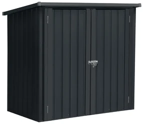 Záhradný domček BestBerg ZS1-1A / 1,3 m² / 147 x 86 x 134 cm / sivá