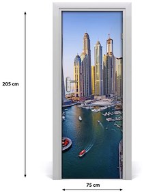 Fototapeta samolepiace na dvere Dubaj záliv 75x205 cm