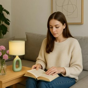 Rabalux 74071 stolná lampa Sylira, zelená