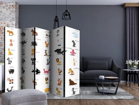 Artgeist Paraván - Learning by playing (animals) [Room Dividers]