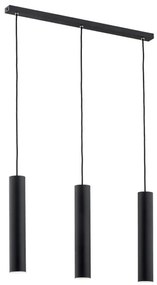 Argon 6112 - Luster na lanku GOMERA 3xGU10/5W/230V čierna