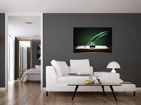 Obraz písacieho pera (90x60 cm)