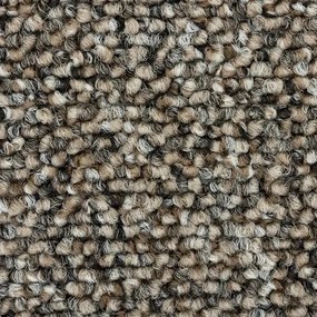 Associated Weavers, Metrážny koberec Nero 47, na mieru, šíře 3m,4m,5m, hnedá, filc, chodba / predsieň