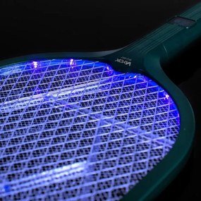 LED elektrický lapač hmyzu 2v1 s LCD, 1200 mAh/5V, zelený