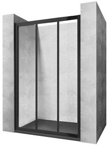 Sprchové dvere Alex 90x190 black Rea K9638