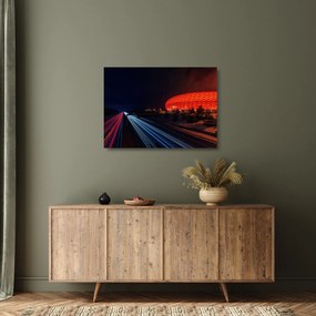 Sklenený obraz diaľnice (70x50 cm)