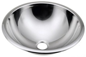 Okrúhle antikoro umývadlo v striebornej farbe ø 40,5 cm – Sapho