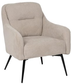 Béžové ženilkové kreslo Classic – Ixia