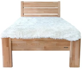 Jednolôžková drevená posteľ z buku Veron 90*200cm, 90x200 cm, Olejový vosk