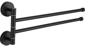 Mexen príslušenstvo, držiak na uteráky, otočný, čierna, 7039242-70