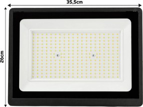 BERGE LED reflektor 200W - 2v1 - neutrálna biela