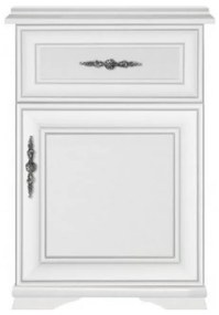 Skriňa KENTAK 1D1SL/P, alpská biela