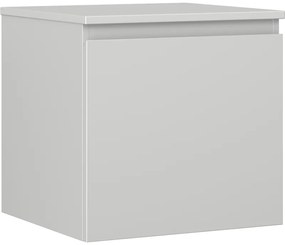 Mexen Orio, kúpeľňová skrinka 50 cm s hornou časťou, 1 zásuvka, sivá matná, 91A10-05047-1-BFC62