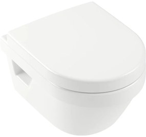 VILLEROY &amp; BOCH Architectura Compact závesné WC s hlbokým splachovaním bez vnútorného okraja, 350 x 480 mm, biela alpská, 4687R001