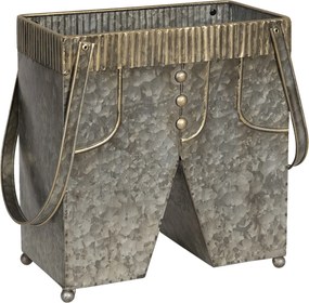 Kovový stojan na kvety v tvare nohavíc (2) - 28 * 15 * 30/50/23 * 12 * 24/43 cm