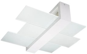 Sollux SL.0078 - Stropné svietidlo FENIKS 2 2xE27/60W/230V biela