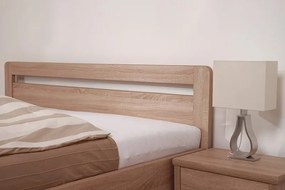 BMB KARLO KLASIK - masívna dubová posteľ 200 x 200 cm, dub masív