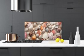 Sklenený obklad Do kuchyne Kôrovec piesok umenie 140x70 cm